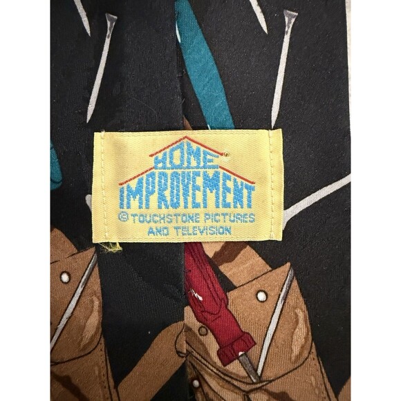 Home Improvement Vintage Polyester Necktie Made In USA Of Imported Fabric - Picture 3 of 6